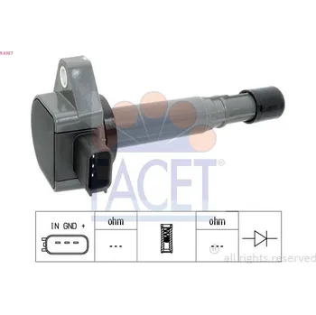 Zapalovací cívka Zapalovací cívka FACET 9.6357
