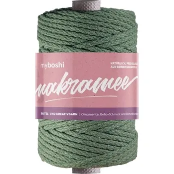 Příze Příze myboshi Makramee pletená Nefritová