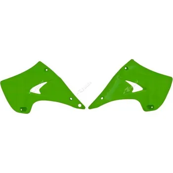 RACETECH kryt chladiče KAWASAKI KX 125/250 03-08, barva zelená OEM (CVKX0VE0300) (KA037380