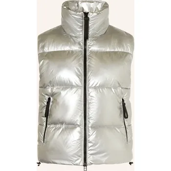 Joop! Jeans Dámská Prošívaná Vesta, stříbrná, 34