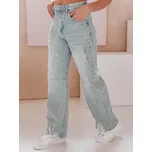 Dámské džíny DSTREET BAGETSON SVĚTLE ŠEDÁ XS