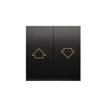 Elektrická zásuvka Kryt pro žaluziový ovladač SZP1 m, Simon 54, barva antracitová metalizovaná