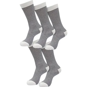 Ponožky Fine Stripe 5-Pack bílé/černé Urban Classics šedá 2919143