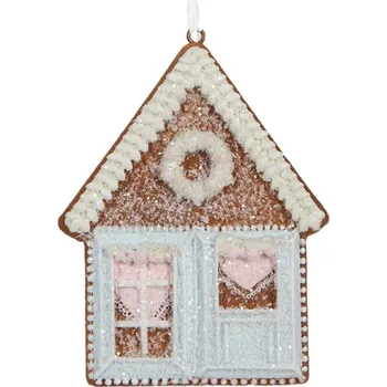 Vánoční ozdoba Clayre & Eef - Dekorativní perníková chaloupka 6PR5337