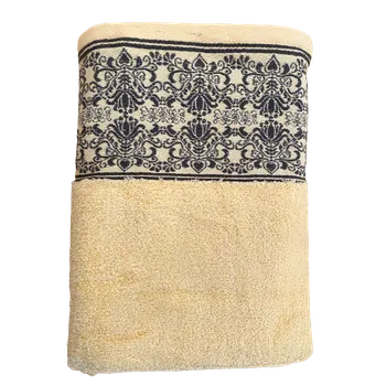 Ručník Top textil Ručník Folklor 50x90 cm Barva: žlutá