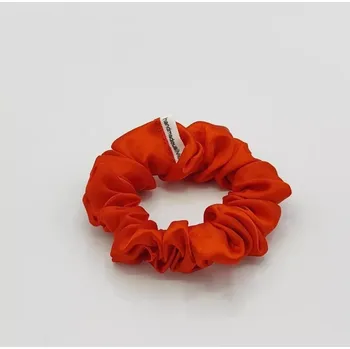 Saténová Scrunchie gumička červená S