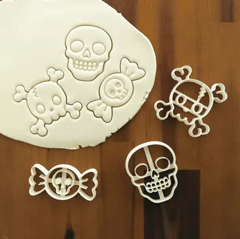 Vykrajovátko Lebky | Sada Halloweenských vykrajovátek