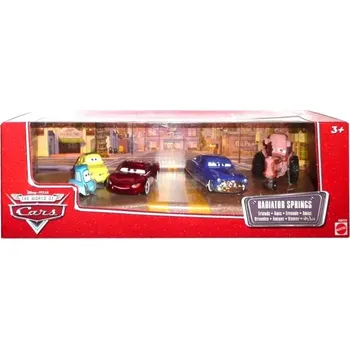 autíčko Radiator Springs Friends - Luigi + Guido + Tractor + Doc Hudson + Cruisin' McQueen - The World of Cars - Cars (Auta)
