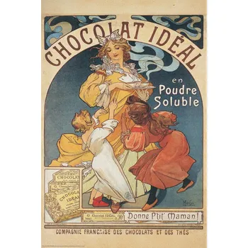Plakát Plakát, Obraz - Chocolat Idéal Chocolate Advert
