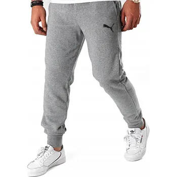 3191 PÁNSKÉ BAVLNĚNÉ TEPLÁKY PUMA SPORTOVNÍ ŠEDÉ M