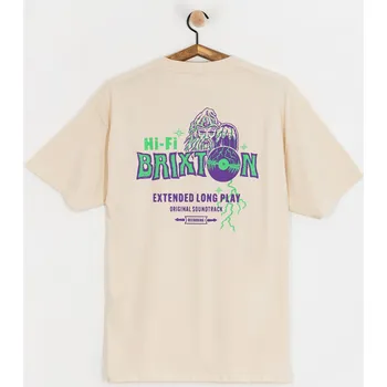 Pánské tričko Brixton Maddox Std (cream) L, béžová