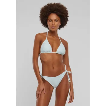 Dámské plavky Dámské plavky Ladies Recycled Triangle - mint Urban Classics šedá 2664508