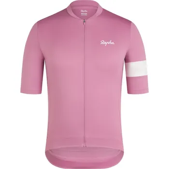 cyklistický dres Rapha Men's Core Jersey - dusty mauve / white L
