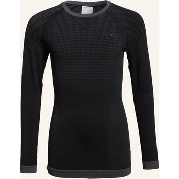 Dámské oblečení Odlo Dětské Funkční Tričko Evolution Warm, černá / šedá, 140