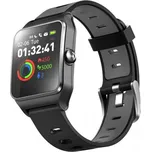 UMAX chytré hodinky U-Band P1 PRO 1,3" IPS Bluetooth 4.2 MTK2511 GPS ATM50 iOS 8.0 + Android 4.3 + černé