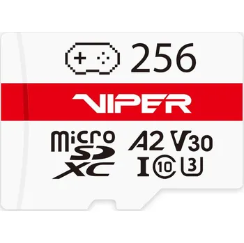 Paměťová karta PATRIOT Viper 256GB Micro SDXC UHS-I U3 A2 C10 V30