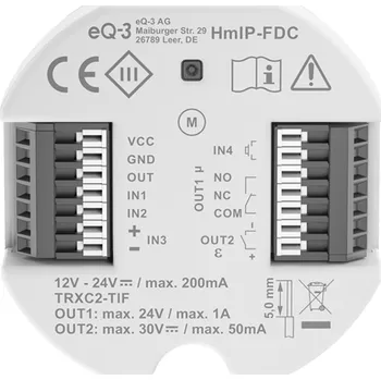 Homematic IP Universal Door Opener Controller - Flush Mounting - HmIP-FDC
