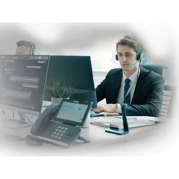 Sluchátka Yealink UH36 Mono náhlavní souprava na jedno ucho s 3.5mm jack - USB konektory