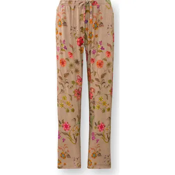 Dámské pyžamo PIP Studio Belin dlouhé kalhoty Coco Flower písková Barva: písková, Velikost: L