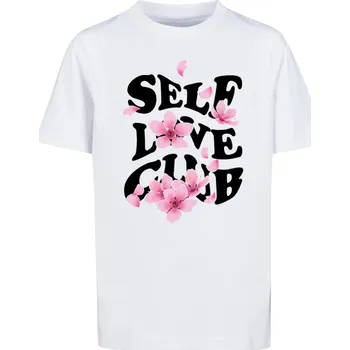 Chlapecké tričko Dětské tričko Self Love Club bílé Mister Tee bílá 2835858