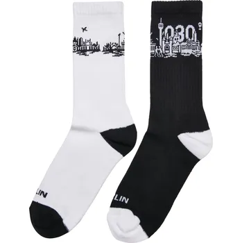 Pánské ponožky Ponožky Major City 030 2-Pack černá/bílá Mister Tee černá 2545426