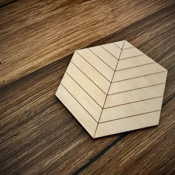 Podtácek Dřevěný podtácek "List"