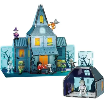 ostatní stavebnice PicassoTiles Strašidelný dům - magnetická stavebnice