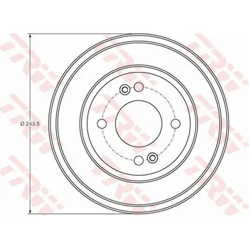 Brzdový buben Brzdový buben LUCAS DB4401