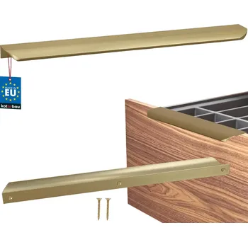 Nábytkové kování Uchyt nábytkový hliníkový zlatý mat 320/340 mm - 1 szt