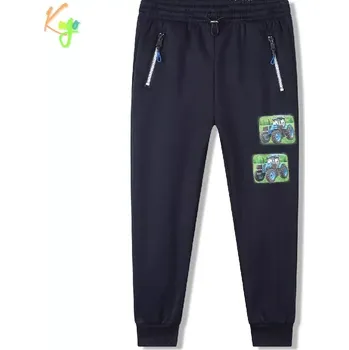 Teplé chlapecké tepláky Kugo PT2501 tmavě modré