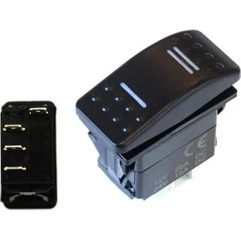 vypínač Přepínač ON-OFF-ON 4PIN bílý