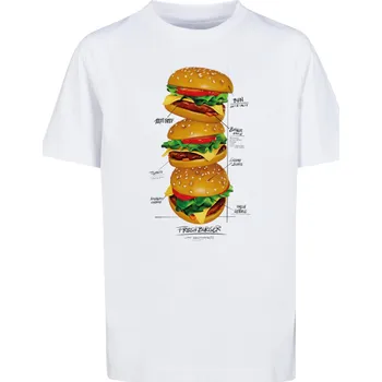 Pánské tričko Dětské tričkoTriple Burger bílé Mister Tee bílá 2863724