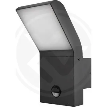 Dekorativní svítidlo Vipelectro Přisazené nástěnné venkovní LED svítidlo CLARK s PIR čidlem, 12W, 550lm, černé, Neutrální bílá