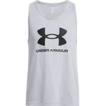 Pánské funkční tílko Under Armour SPORTSTYLE LOGO TANK šedé 1382883-035 - XXL | UK 10 | US 11