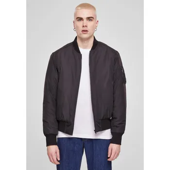 Pánský bomber Recyclet Basic Bomber Jacket černá Urban Classics šedá 2538474