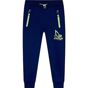 Dětská móda CHLAPECKÉ TEPLÁKY S NAKLADAČEM JK9550 Velikost: 110, Barva: Petrolej