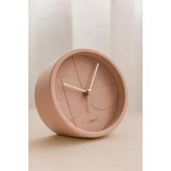 Budík Budík ECHELON CIRCULAR růžový