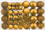 Iso Trade Sada vánočních ozdob zlatá 101 ks