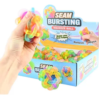 Dětský míč Robetoy Míček "ZAMOTANÉ NITĚ" - antistresový