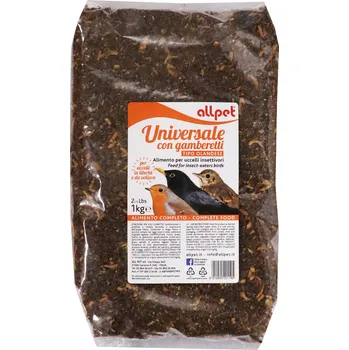 Krmivo pro ptáka All-Pet srl Krmivo pro Ptáky All OLANDESE měkkožravé s hmyzem 1kg