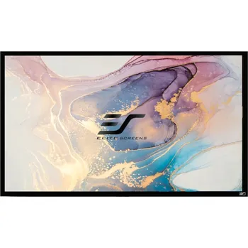Projekční plátno ELITE SCREENS plátno v pevném rámu 200" (508cm) 4:3 304,8×406,4cm gain 1.1 rám černý 6cm