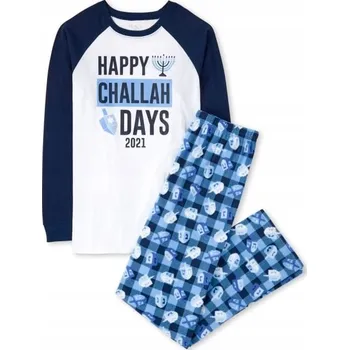 Chlapecké pyžamo The Children's Place pyžamo modré velikost 176