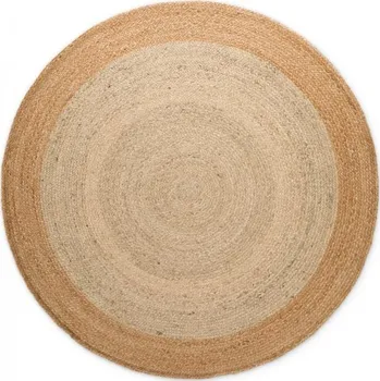 Koberec Kusový koberec Jutta Natur Ivory/Gold kruh 100x100 (průměr) kruh cm