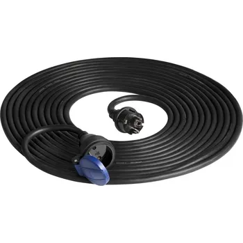 Napájecí kabel Pryžový prodlužovací kabel 20m, odolný proti vodě a oleji, H07RN-F 3x1,5mm2, 230VAC/16A