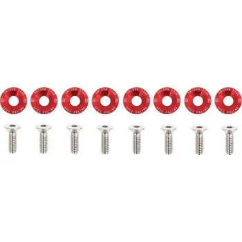 Šroub Dekorativní šrouby M6x1.0 15mm D1 červené