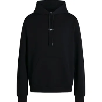 Pánská mikina Rapha Men's Heavyweight Cotton Hoodie - black / white XL