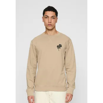 Pánské tričko Wasted Youth Crewneck darksand Mister Tee krémová 2550968