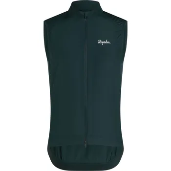 Cyklistická vesta Rapha Men's Core Gilet - forest green / white L