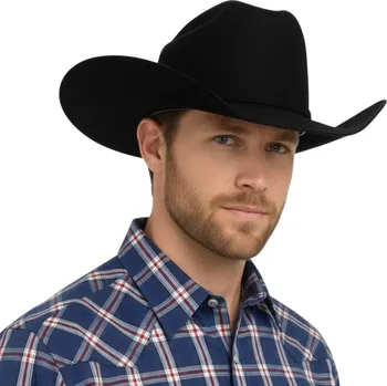 Klobouk Bailey Trigger – černý tradiční americký westernový klobouk 2x Velikost: 59 cm (L)