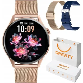 Hodinky Chytré Hodinky Gravity Dámské hodinky DT11-6 zlaté